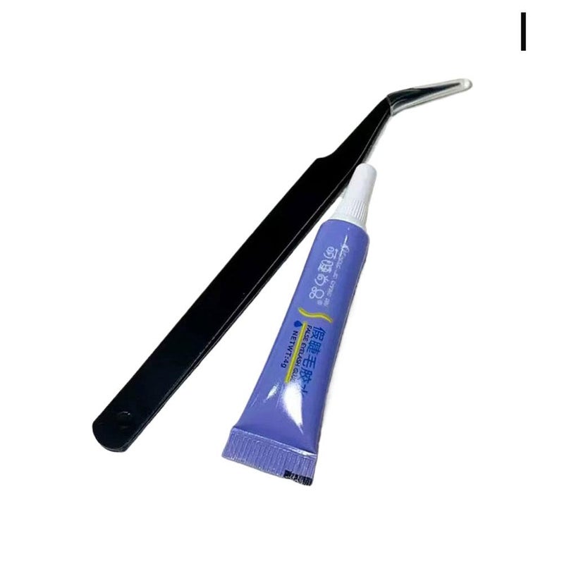 One-piece false eyelash collection, Little Devil comic style, lazy and natural style, transparent band, soft whole strip.